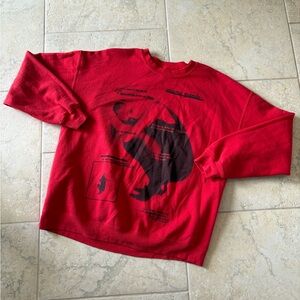 Red Ariana grande Crewneck Sweatshirt - Casual Pullover